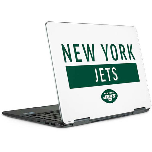 NFL New York Jets White Performance Series Notebook 9 Pro 13in (2017) Skin
