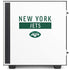 NFL New York Jets White Performance Series NZXT H510 Compact ATX Mid-Tower Case Skin