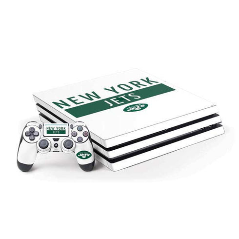 NFL New York Jets White Performance Series PS4 Pro Bundle Skin