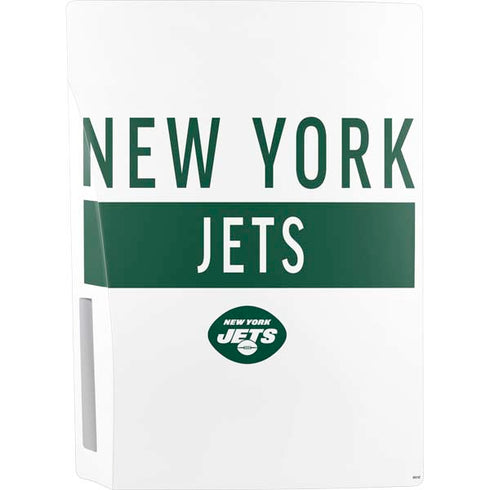 NFL New York Jets White Performance Series PS5 Bundle Skin