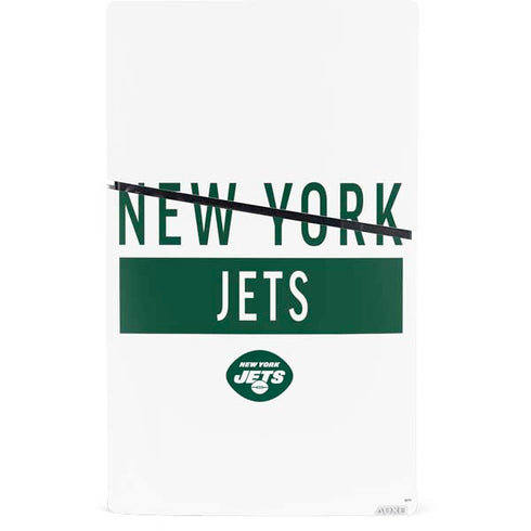 NFL New York Jets White Performance Series PS5 Slim Digital Edition Console Skin