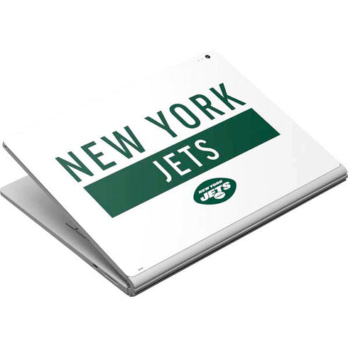 NFL New York Jets White Performance Series Surface Book Skin