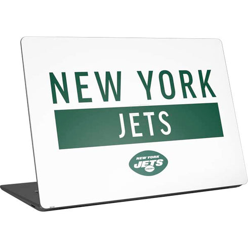NFL New York Jets White Performance Series Surface Laptop 4 15in Skin