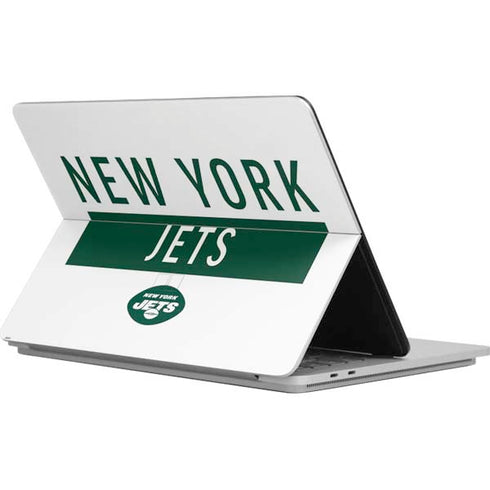 NFL New York Jets White Performance Series Surface Laptop Studio Skin