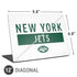 NFL New York Jets White Performance Series Universal Laptop 12in (9.8 x 6.8in) Skin
