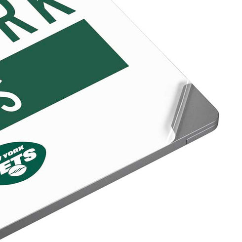 NFL New York Jets White Performance Series Universal Laptop 18in (14.6 x 10.6in) Skin