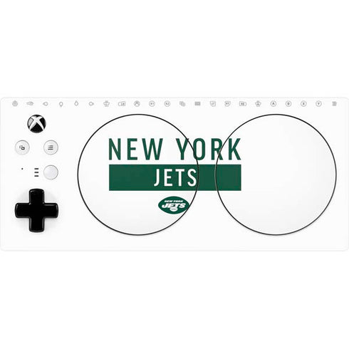 NFL New York Jets White Performance Series Xbox Adaptive Controller Skin