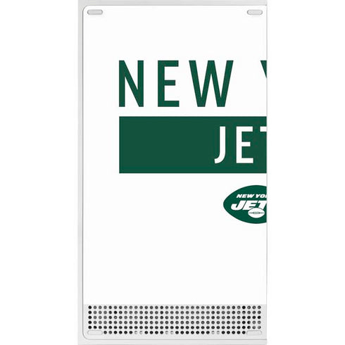 NFL New York Jets White Performance Series Xbox Series S Console Skin