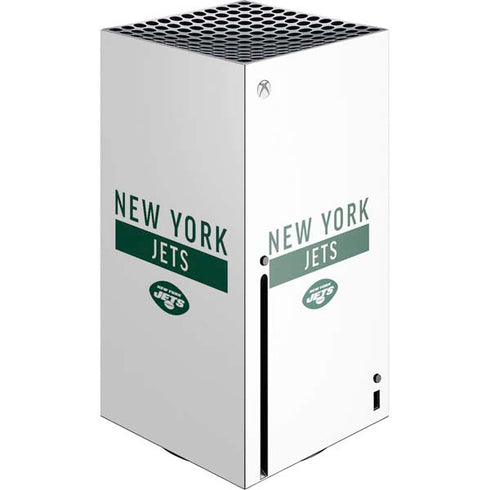 NFL New York Jets White Performance Series Xbox Series X Console Skin