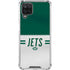 NFL New York Jets White Striped Galaxy A12 Clear Case