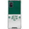 NFL New York Jets White Striped Galaxy A51 5G Clear Case