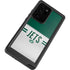 NFL New York Jets White Striped Galaxy Note20 Ultra 5G Waterproof Case