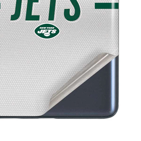 NFL New York Jets White Striped Galaxy S20 Fan Edition Skin