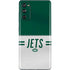 NFL New York Jets White Striped Galaxy S20 Fan Edition Skin