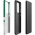 NFL New York Jets White Striped Galaxy S21 Ultra 5G Pro Case