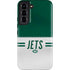 NFL New York Jets White Striped Galaxy S22 Pro Case