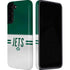 NFL New York Jets White Striped Galaxy S22 Pro Case