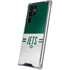 NFL New York Jets White Striped Galaxy S22 Ultra Clear Case