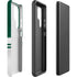 NFL New York Jets White Striped Galaxy S22 Ultra Pro Case
