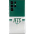 NFL New York Jets White Striped Galaxy S22 Ultra Skin