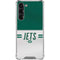 NFL New York Jets White Striped Galaxy S23 Plus Clear Case