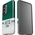 NFL New York Jets White Striped Galaxy S23 Plus Pro Case