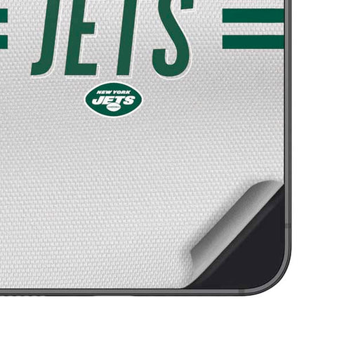 NFL New York Jets White Striped Galaxy S23 Plus Skin