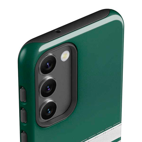 NFL New York Jets White Striped Galaxy S23 Pro Case
