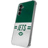 NFL New York Jets White Striped Galaxy S24 Plus Clear Case