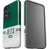 NFL New York Jets White Striped Galaxy S24 Plus Impact Case