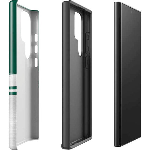 NFL New York Jets White Striped Galaxy S24 Ultra Impact Case