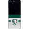 NFL New York Jets White Striped Galaxy Z Flip5 5G Skin