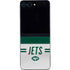 NFL New York Jets White Striped Galaxy Z Flip5 5G Skin