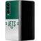 NFL New York Jets White Striped Galaxy Z Fold4 5G Skin