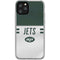 NFL New York Jets White Striped iPhone 11 Pro Clear Case