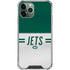 NFL New York Jets White Striped iPhone 11 Pro Max Clear Case