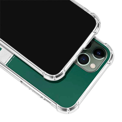 NFL New York Jets White Striped iPhone 11 Pro Max Clear Case