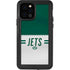NFL New York Jets White Striped iPhone 12 Pro Waterproof Case