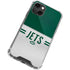 NFL New York Jets White Striped iPhone 13 Mini Clear Case