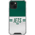 NFL New York Jets White Striped iPhone 13 Mini Clear Case