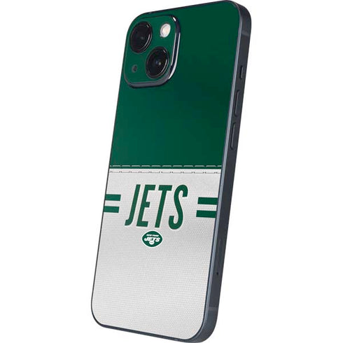 NFL New York Jets White Striped iPhone 13 Mini Skin