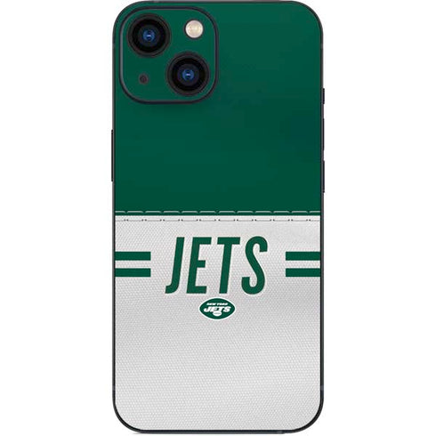 NFL New York Jets White Striped iPhone 13 Mini Skin