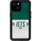 NFL New York Jets White Striped iPhone 13 Mini Waterproof Case