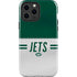 NFL New York Jets White Striped iPhone 13 Pro Max Impact Case