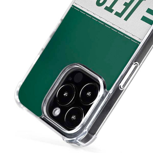NFL New York Jets White Striped iPhone 13 Pro Max MagSafe Case