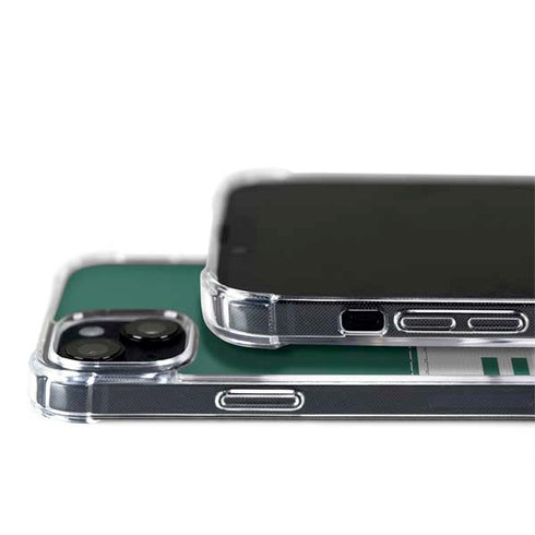 NFL New York Jets White Striped iPhone 14 Plus MagSafe Case