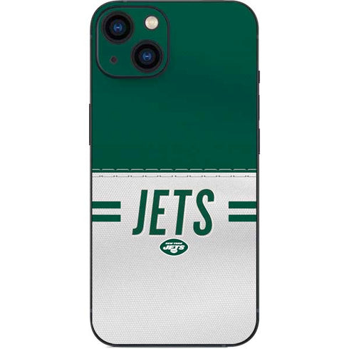 NFL New York Jets White Striped iPhone 14 Plus Skin