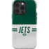 NFL New York Jets White Striped iPhone 14 Pro Impact Case