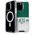 NFL New York Jets White Striped iPhone 15 Pro MagSafe Case