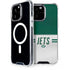 NFL New York Jets White Striped iPhone 15 Pro Max MagSafe Case